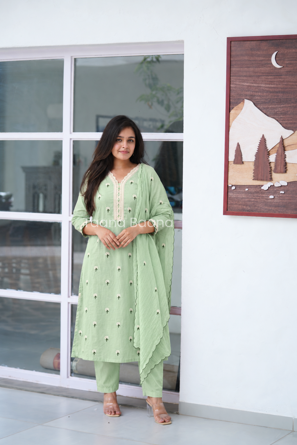 Dupatta Pant Set