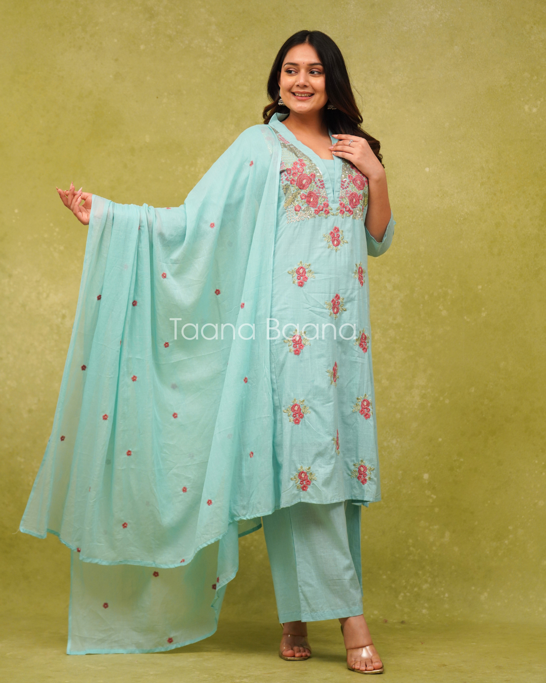 Dupatta Pant Set
