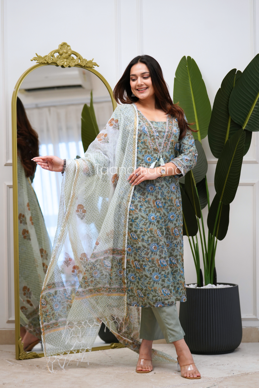 Dupatta Pant Set