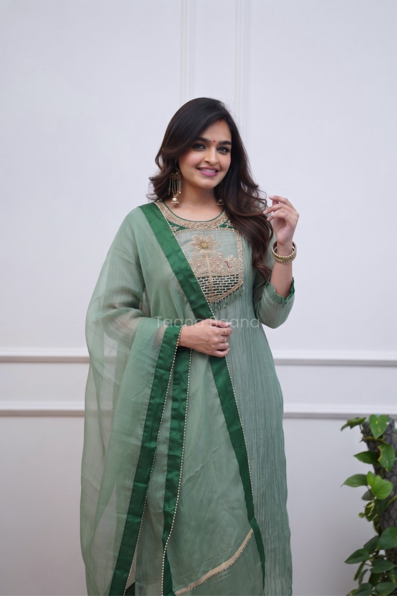 Dupatta Pant Set