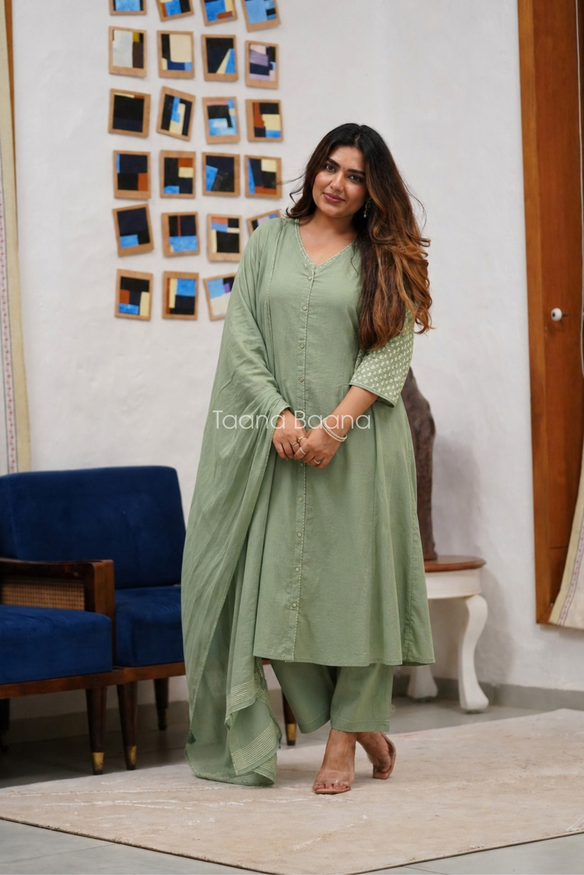 Dupatta Pant Set