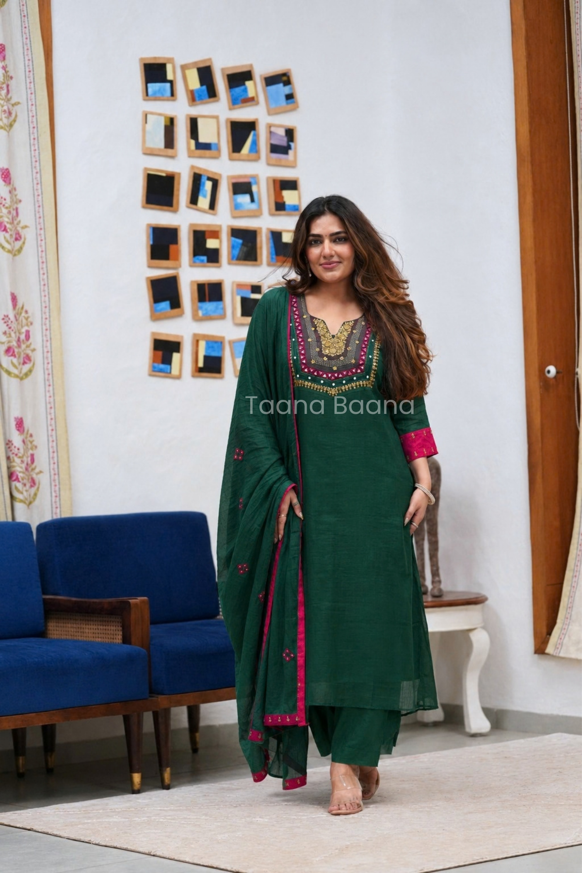 Dupatta Pant Set
