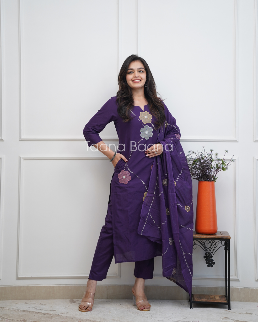 Dupatta Pant Set