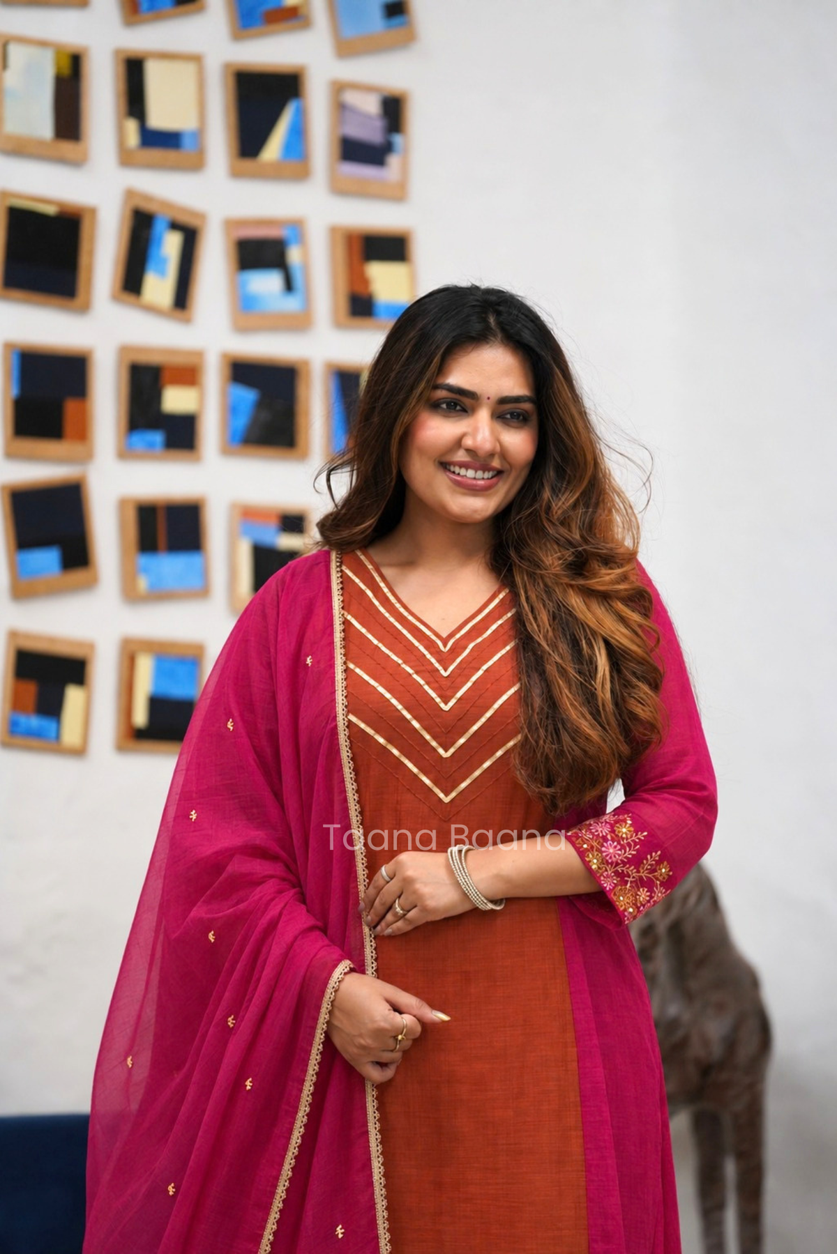 Dupatta Pant Set
