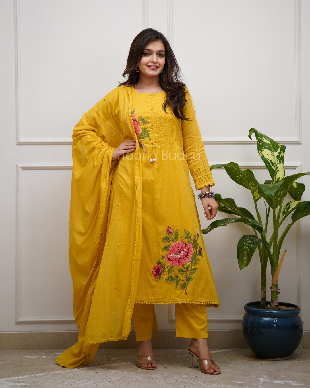 Dupatta Pant Set