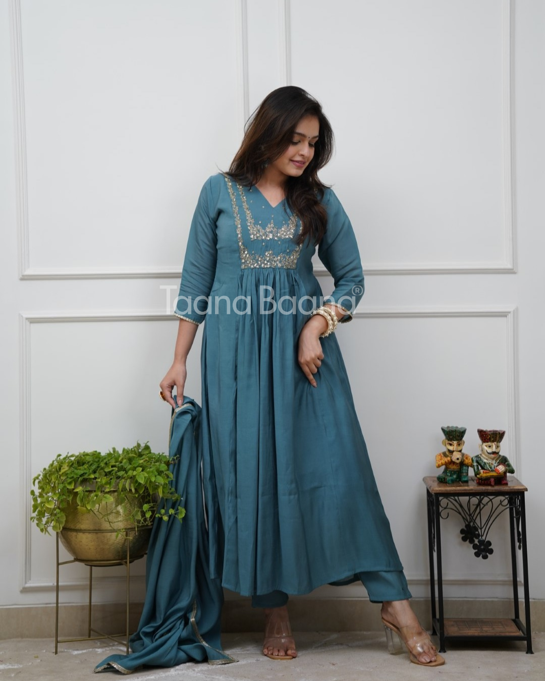 Dupatta Pant Set