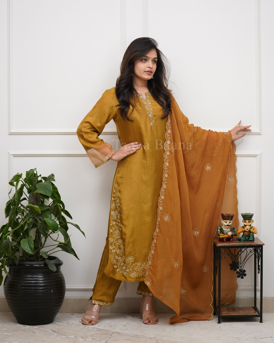 Dupatta Pant Set