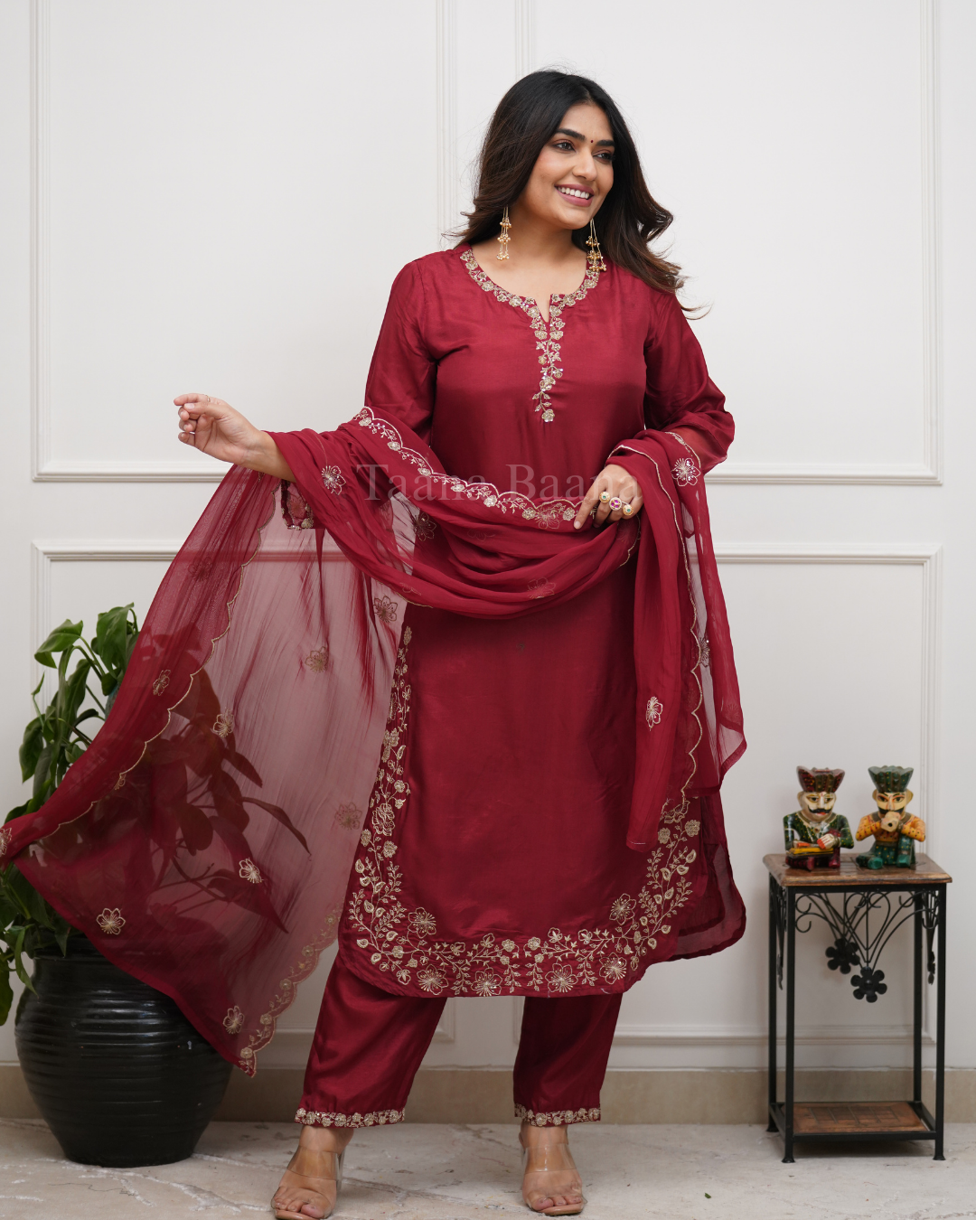 Dupatta Pant Set