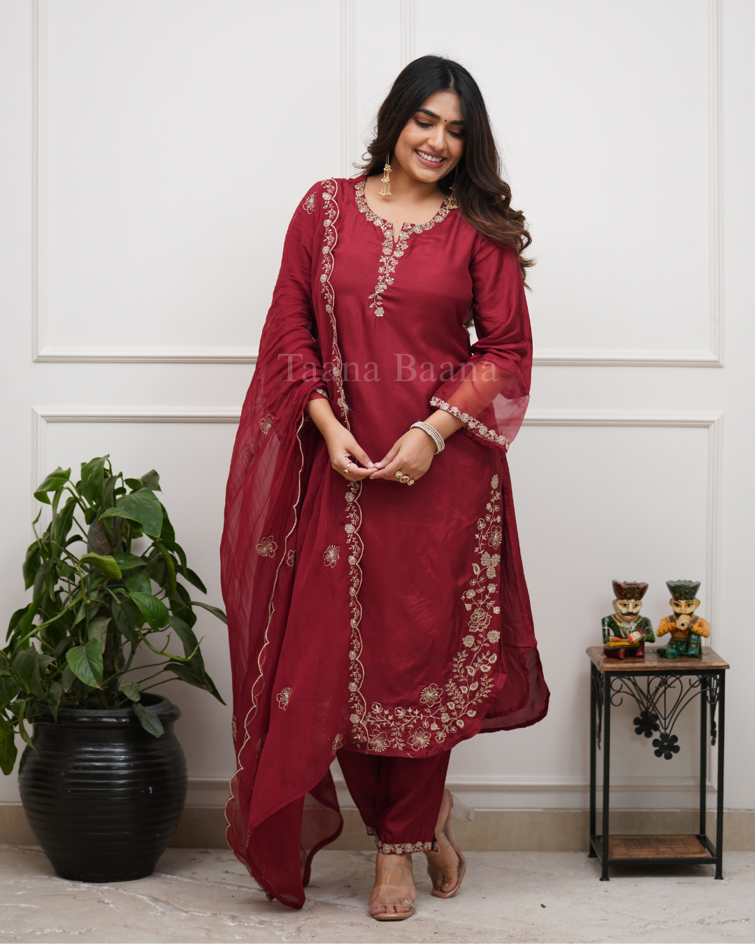 Dupatta Pant Set