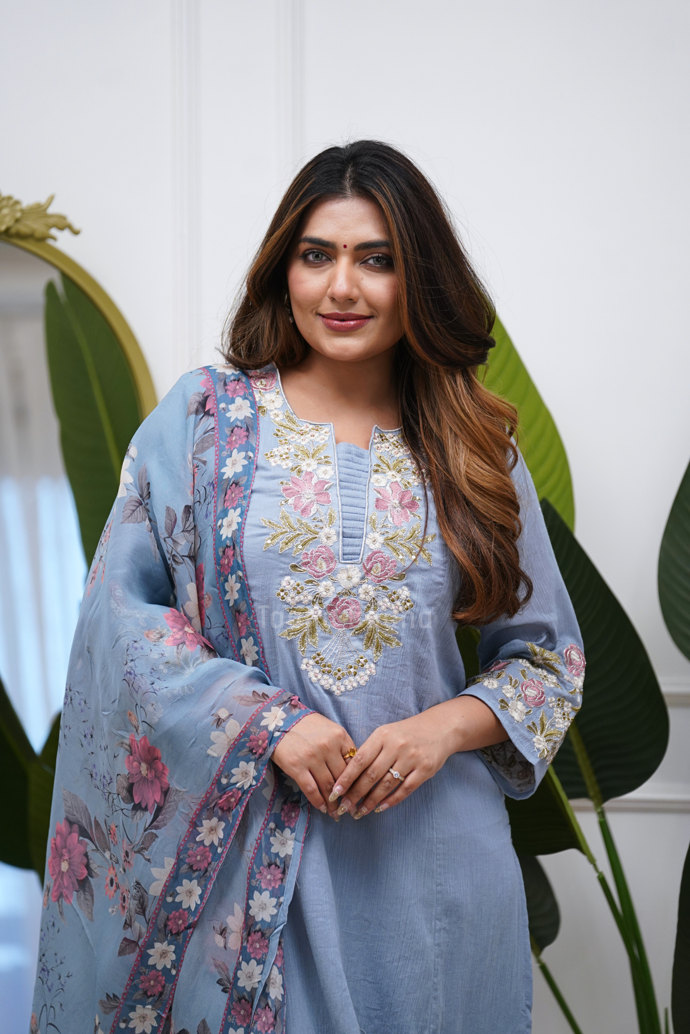 Dupatta Pant Set