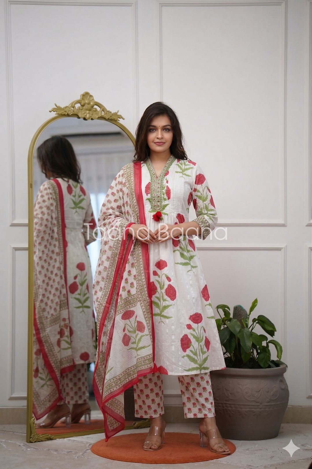 Dupatta Plazo Set