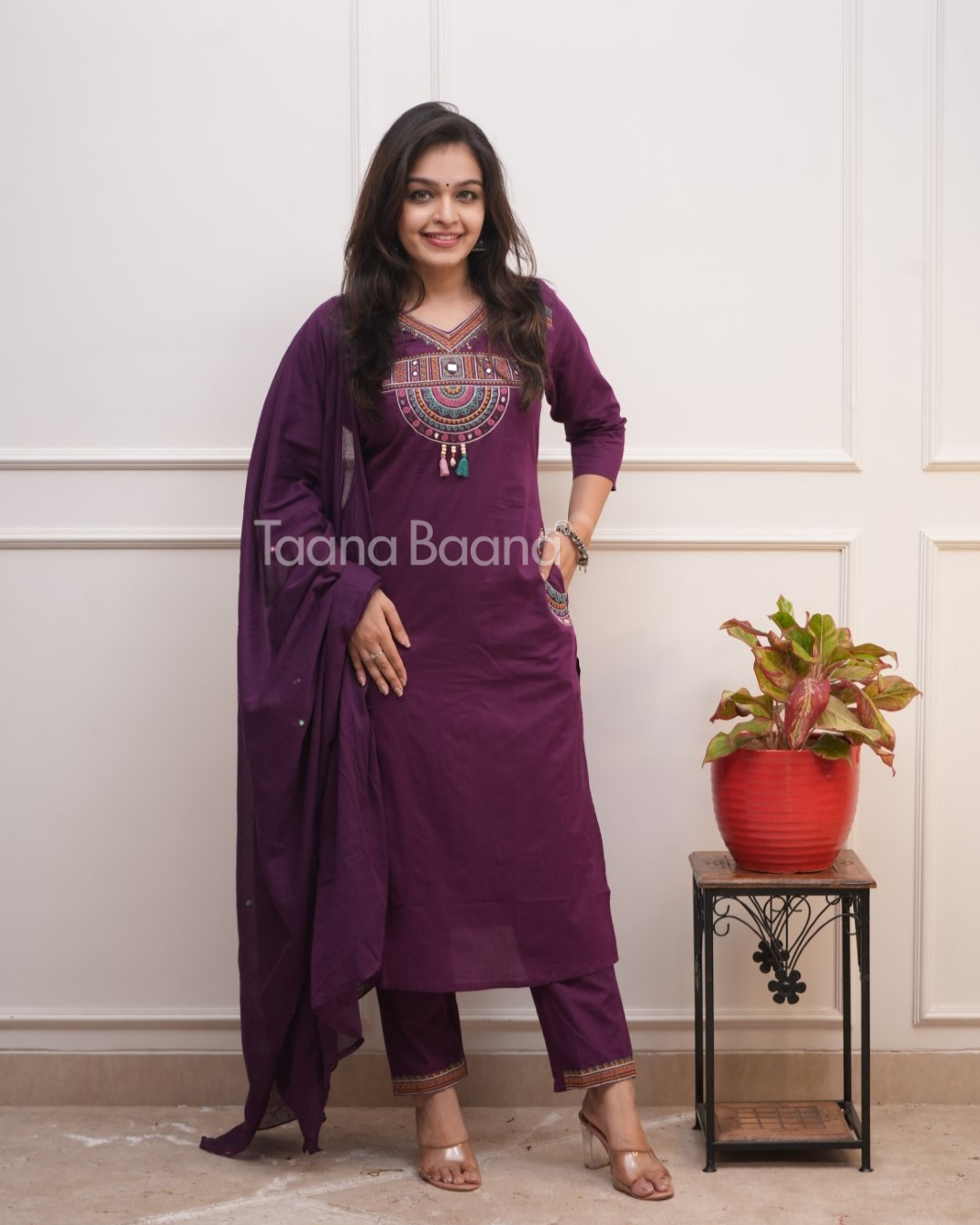 Dupatta Pant Set