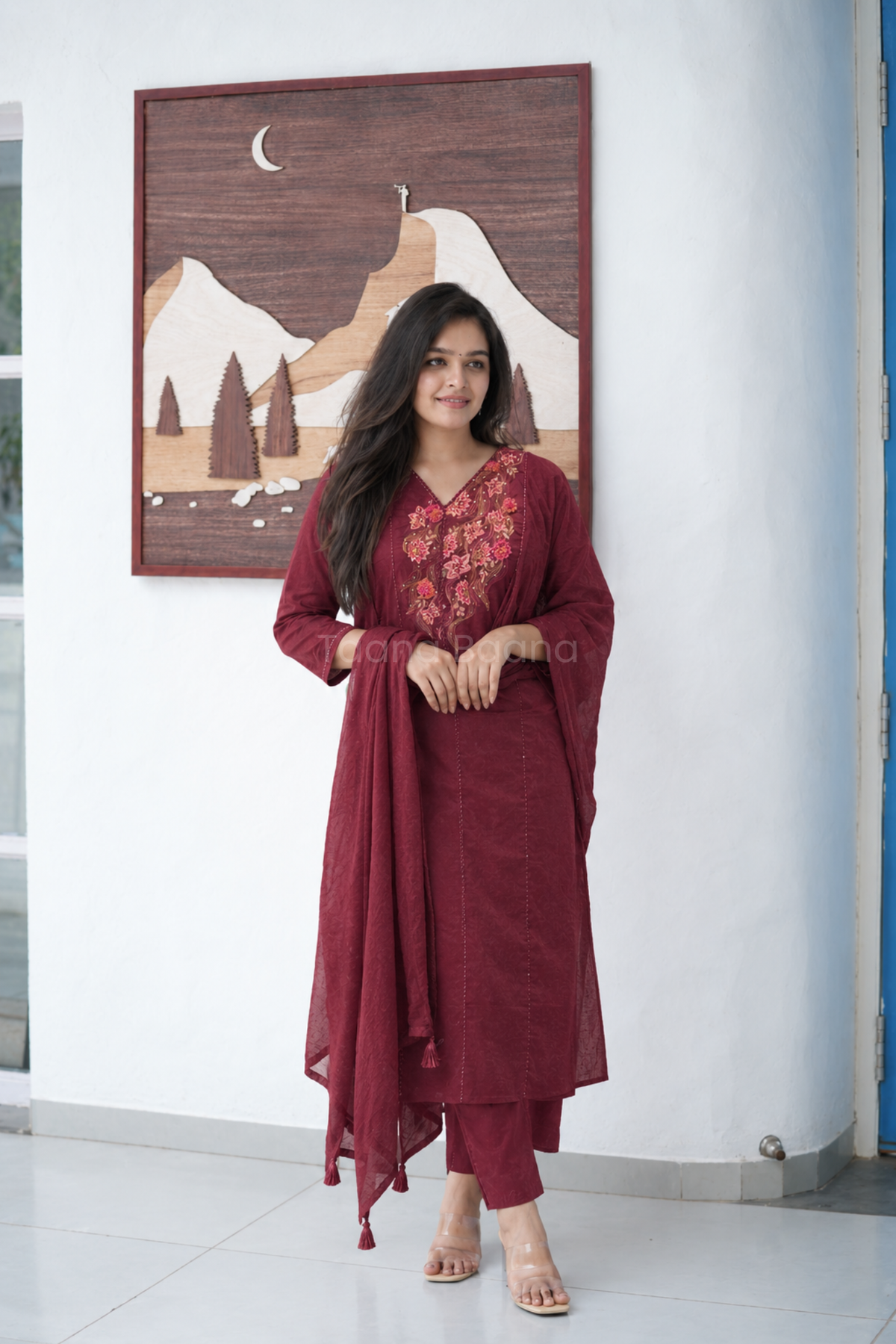 Dupatta Pant Set