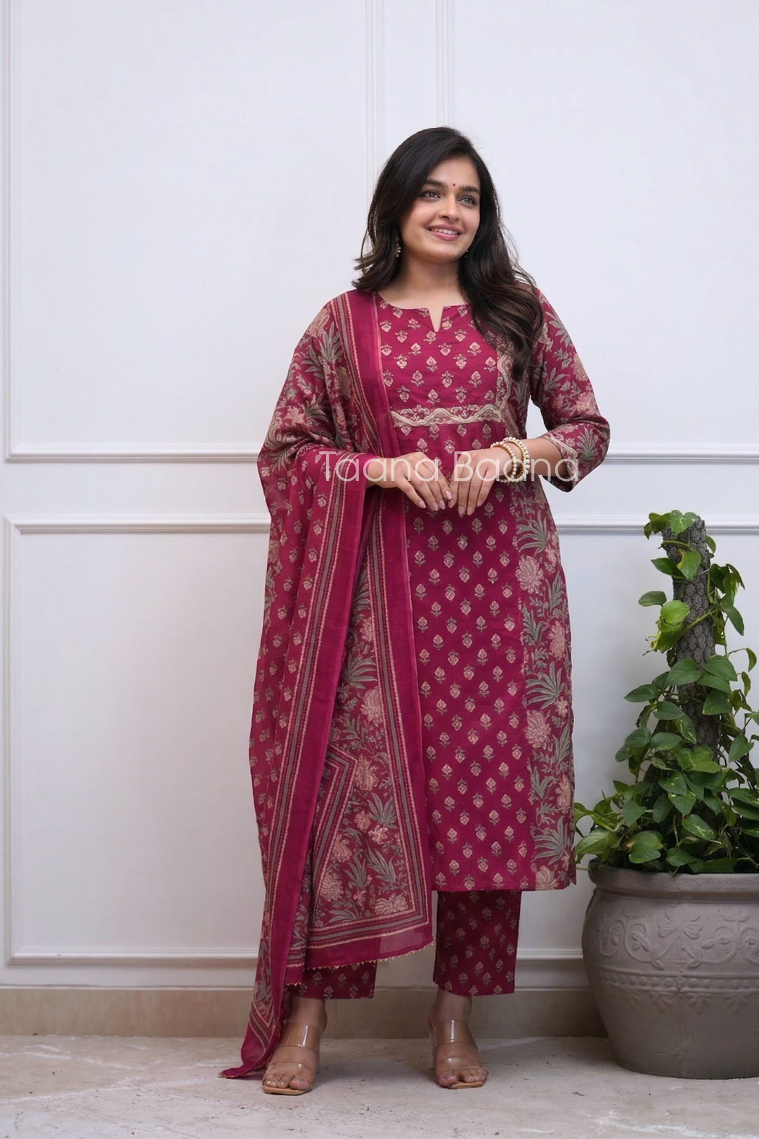 Dupatta Pant Set