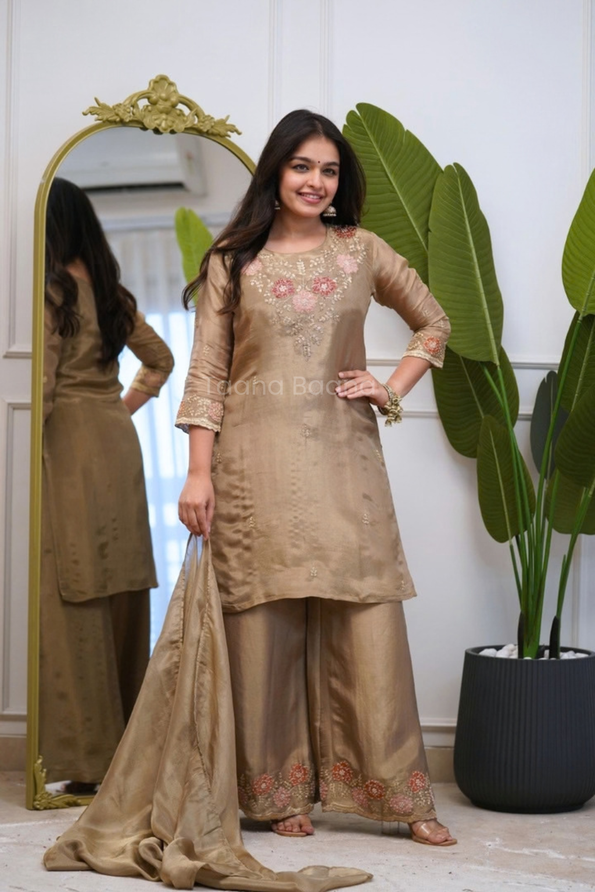Dupatta Pant Set