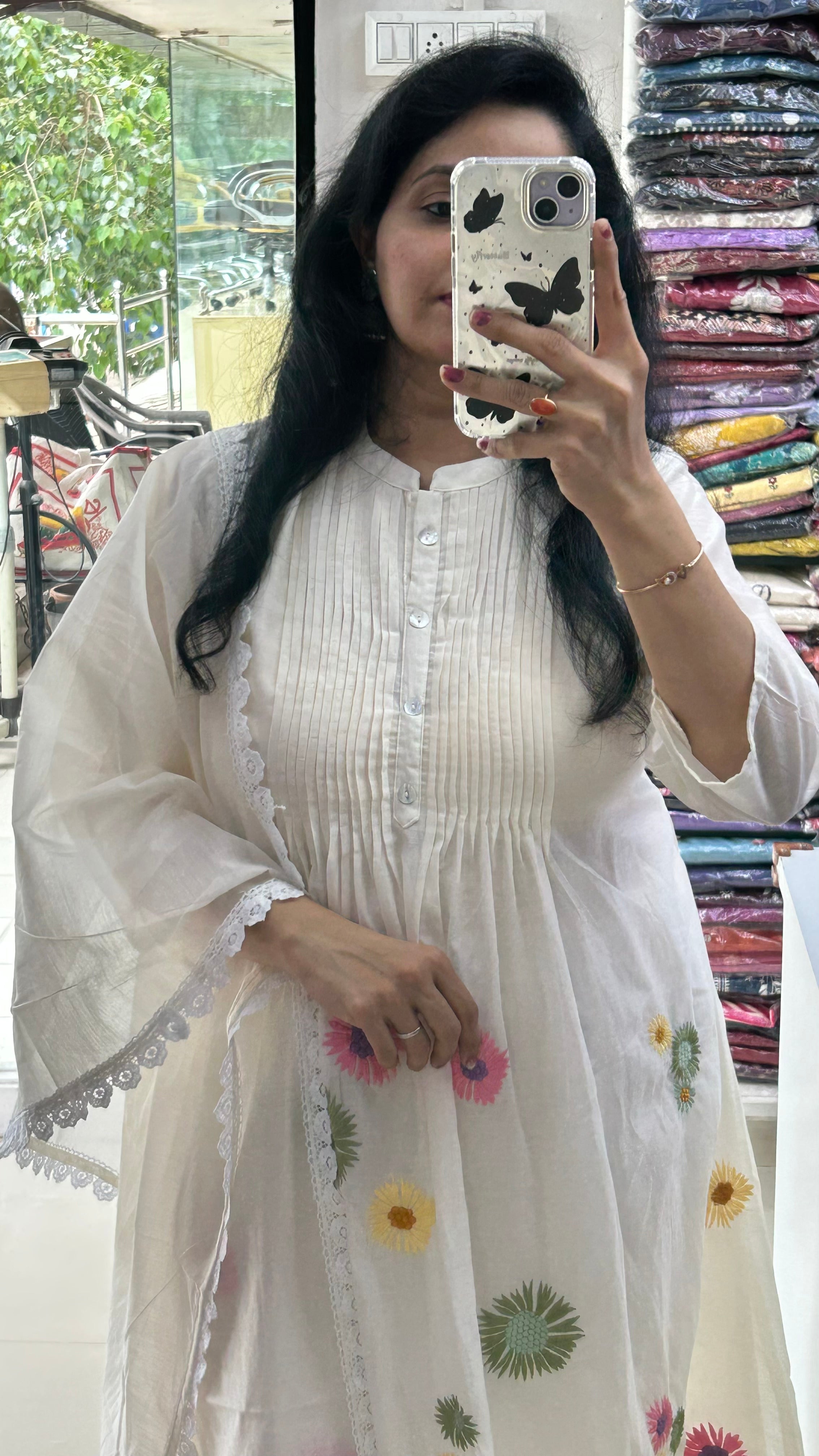 Dupatta Pants Set
