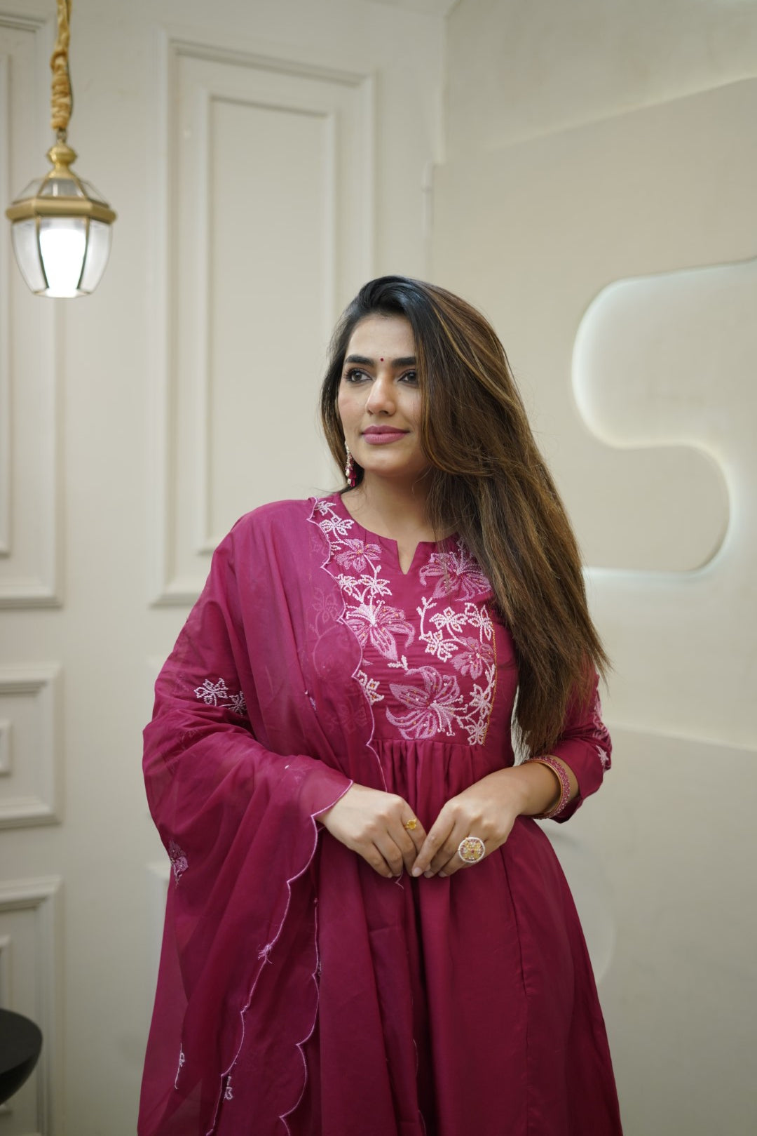 Dupatta Pants Set