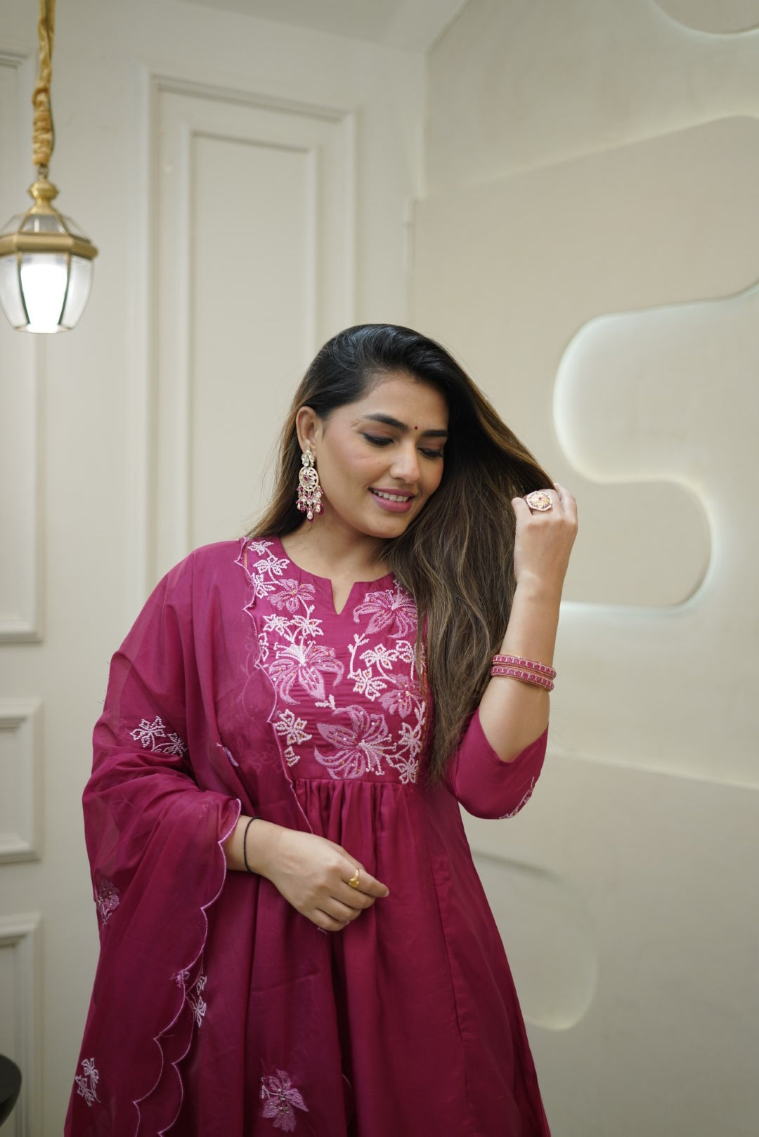 Dupatta Pants Set