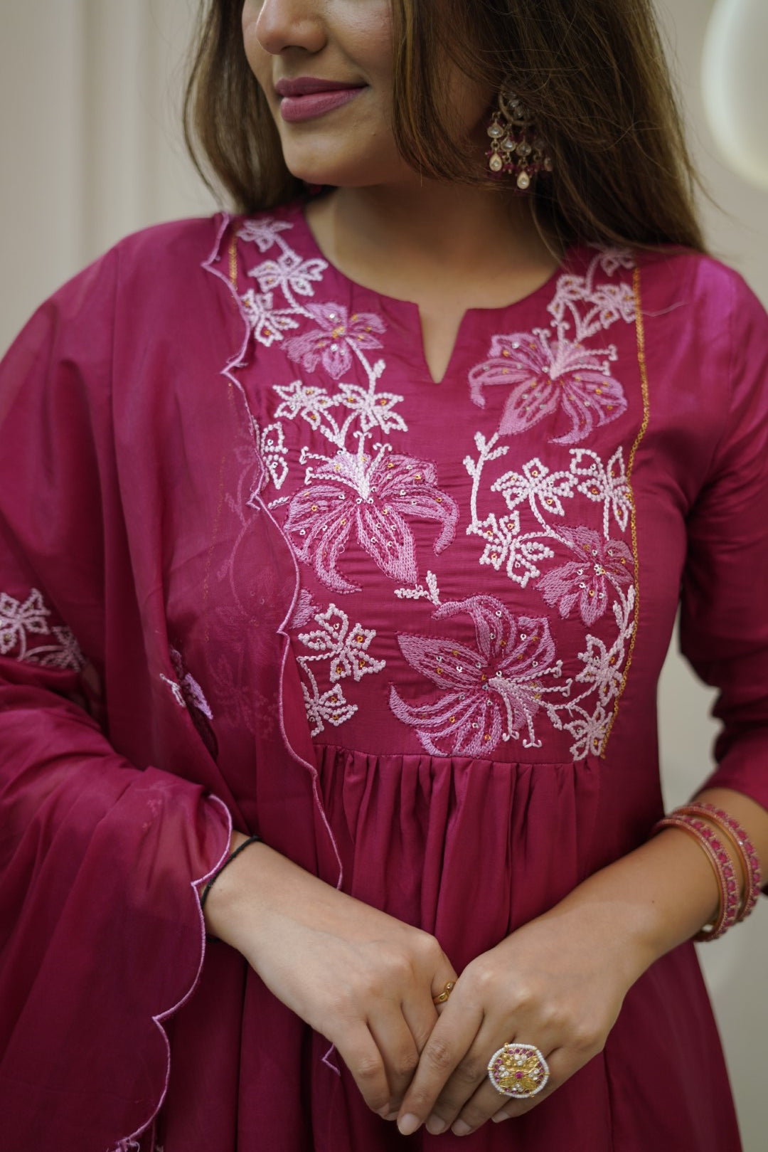 Dupatta Pants Set