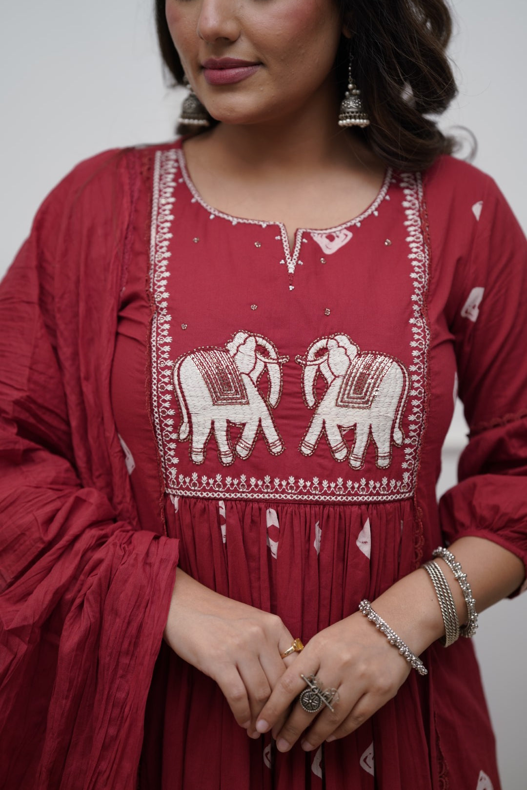 Dupatta Pants Set