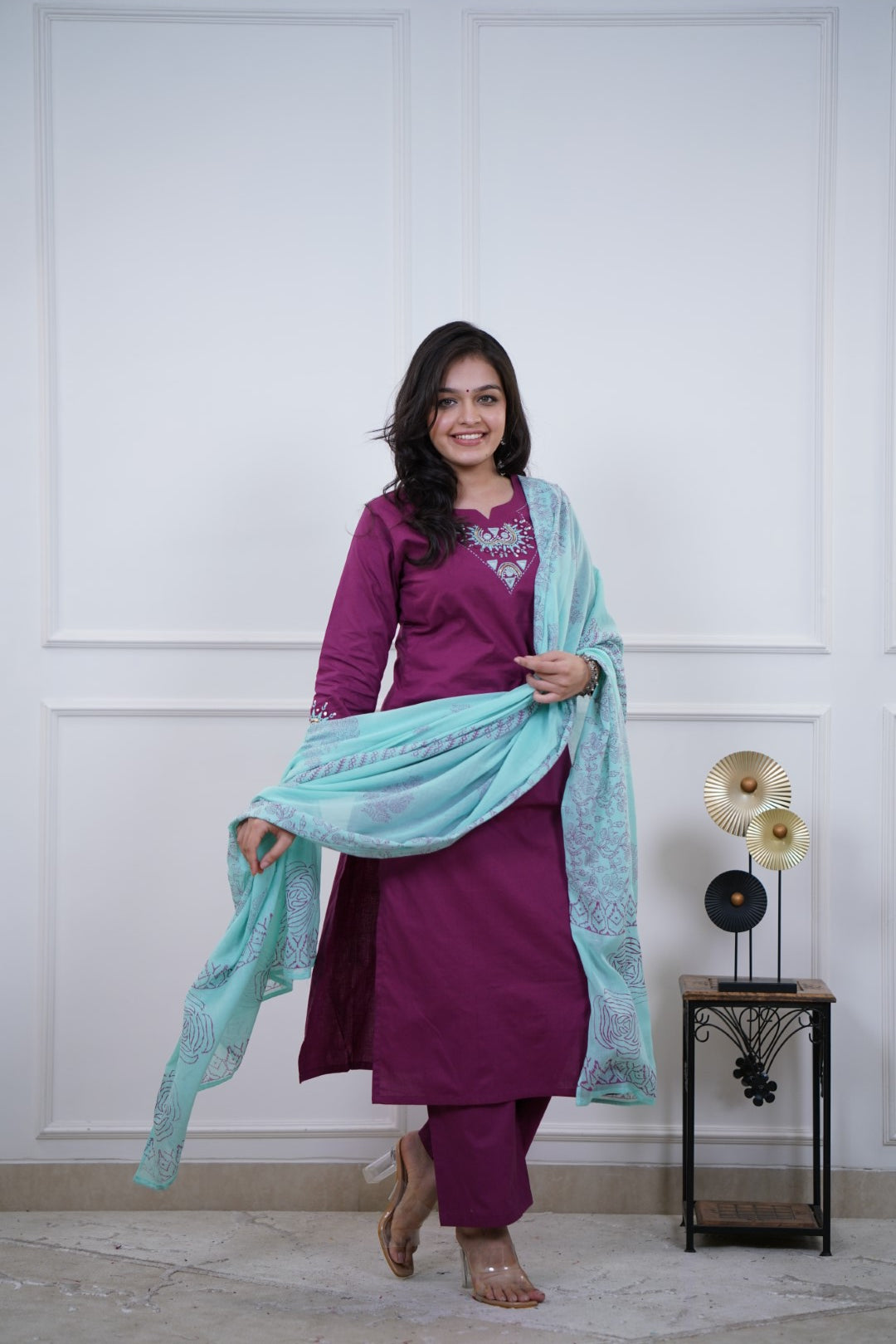 Dupatta Pant Set