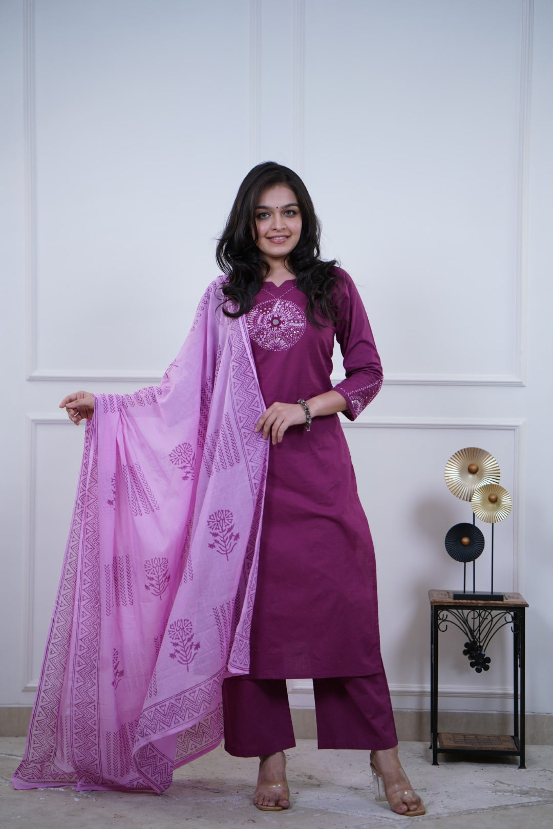 Dupatta Pant Set