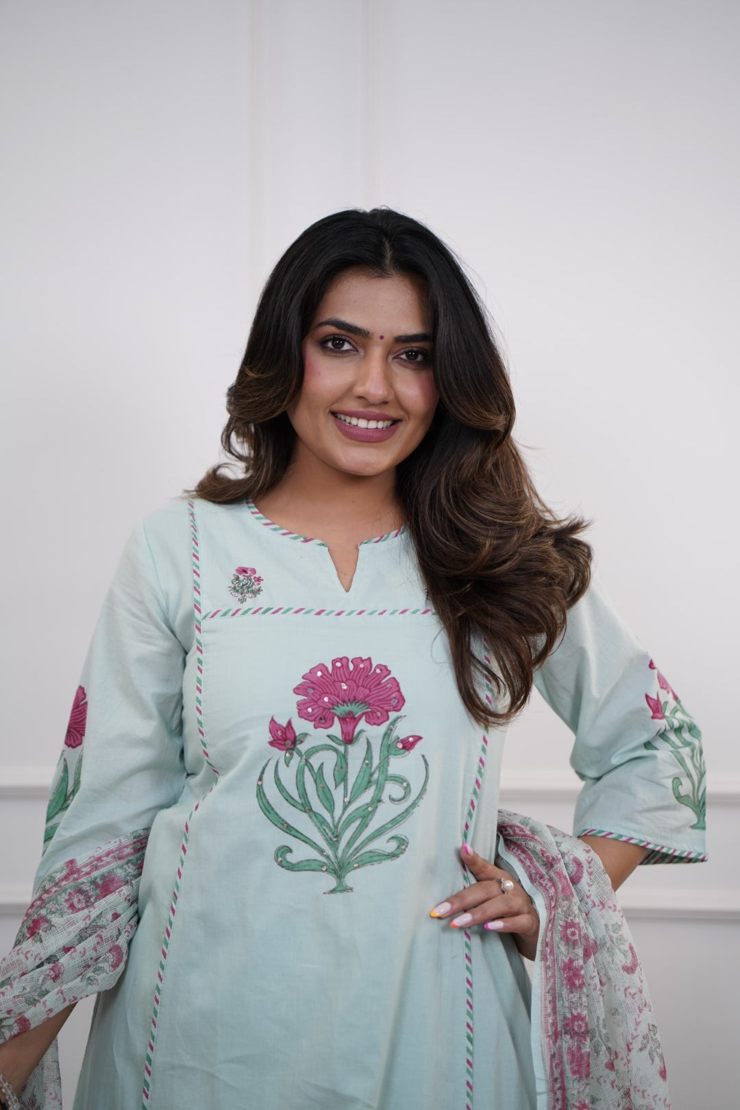 Dupatta Pant Set