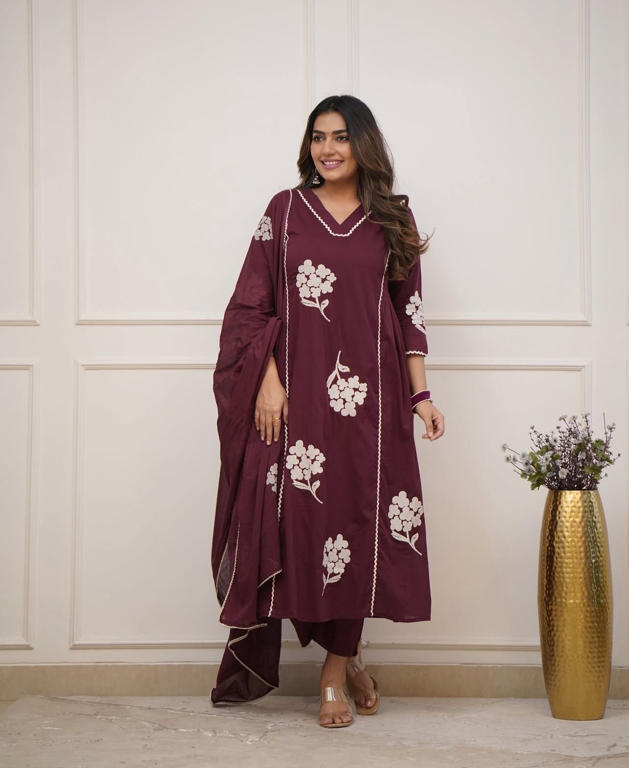 Dupatta Pant Set