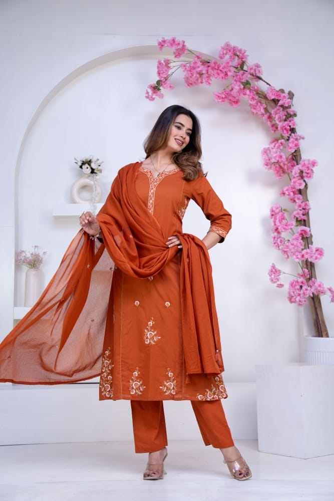 Dupatta Pant Set
