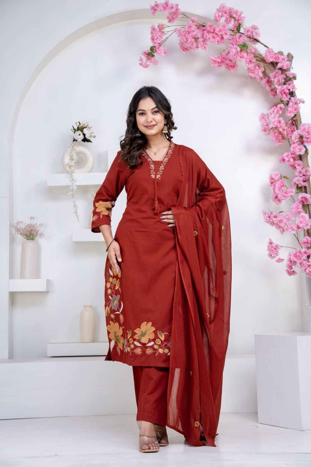 Dupatta Pant Set