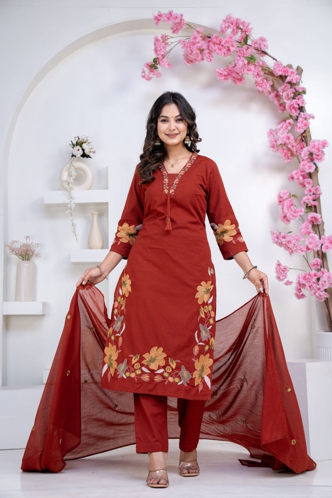 Dupatta Pant Set