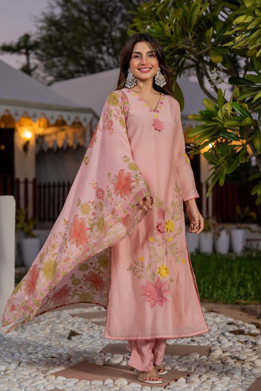 Dupatta Pant Set