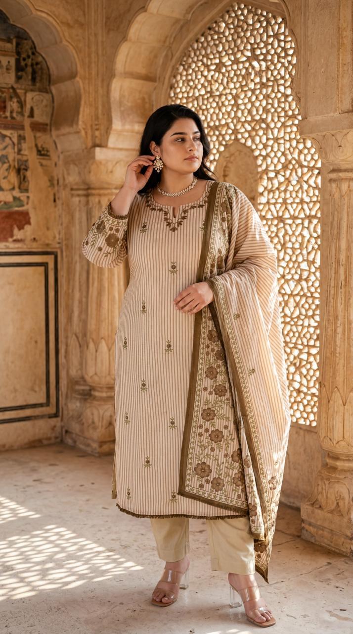 Dupatta Pant Set
