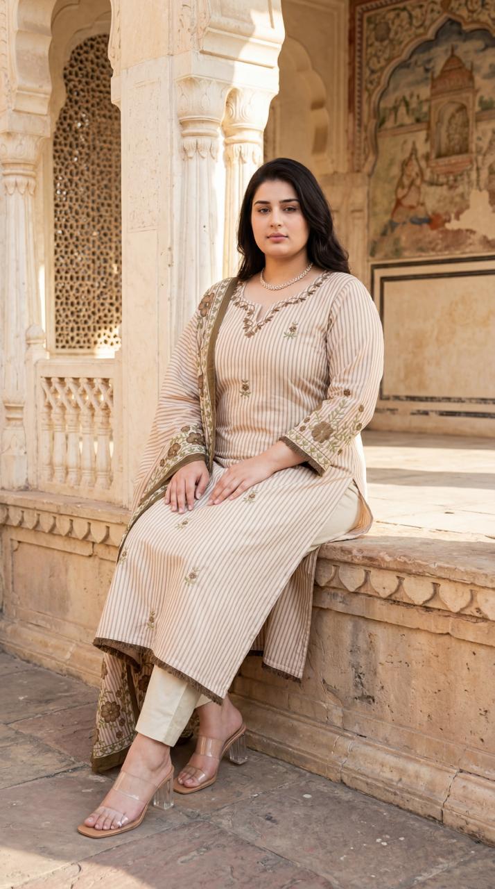 Dupatta Pant Set