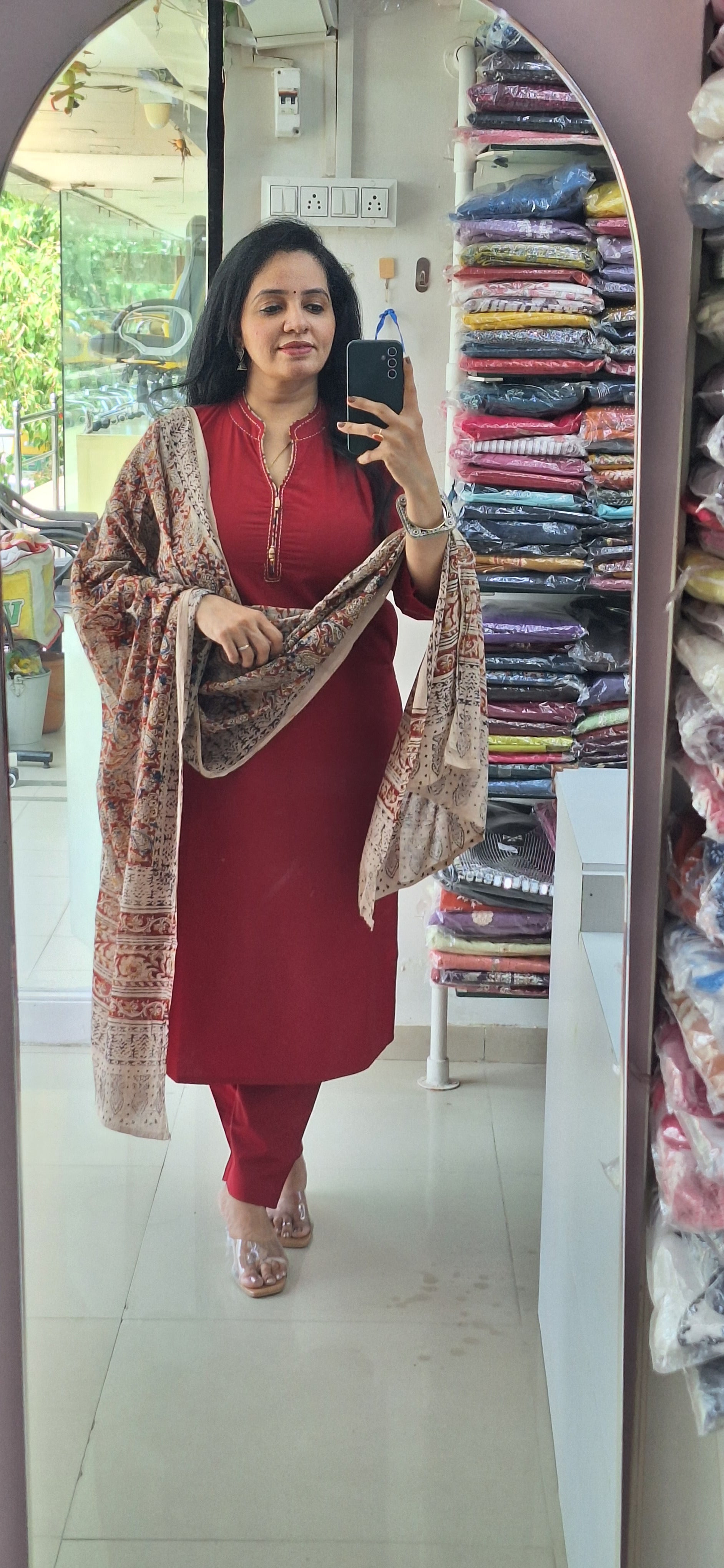 Dupatta Pant Set