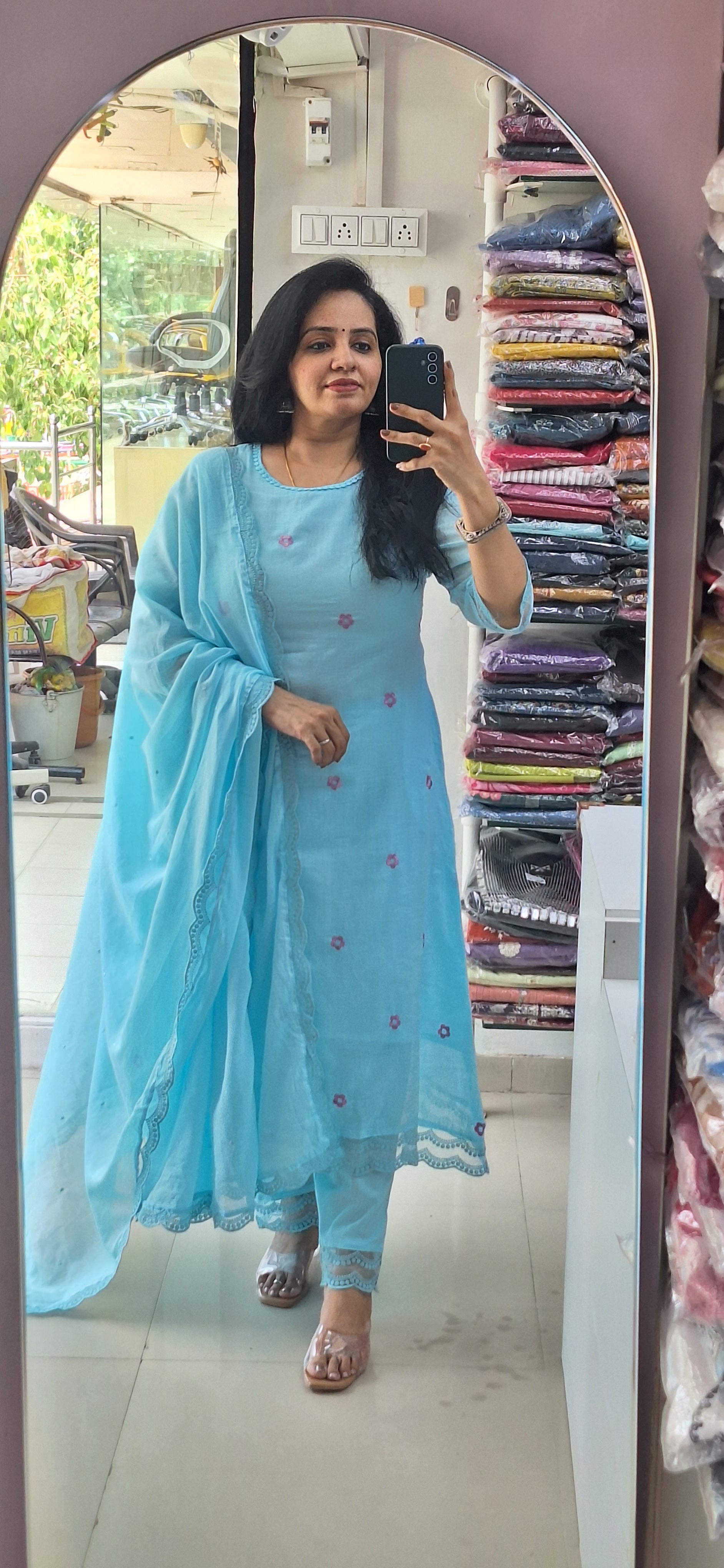 Dupatta Pant Set