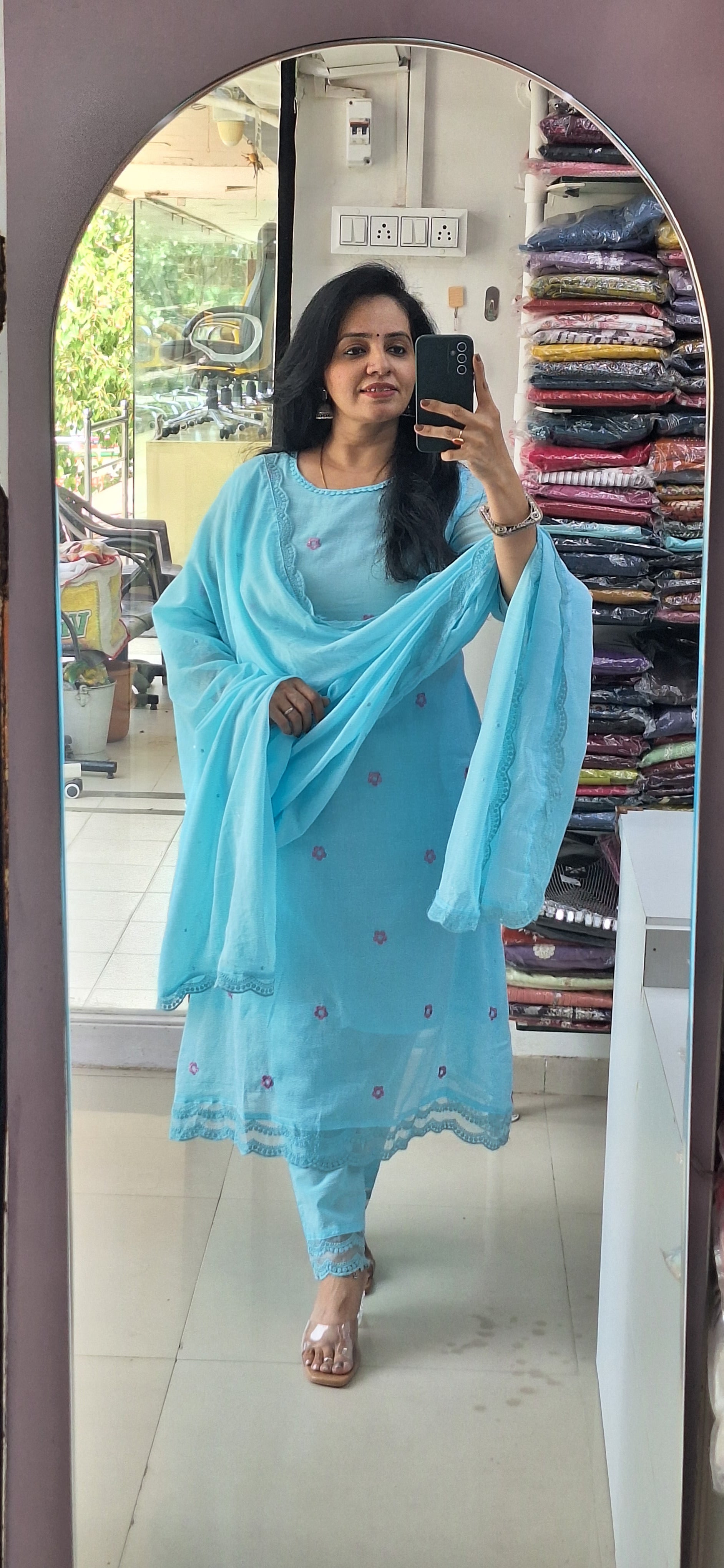 Dupatta Pant Set