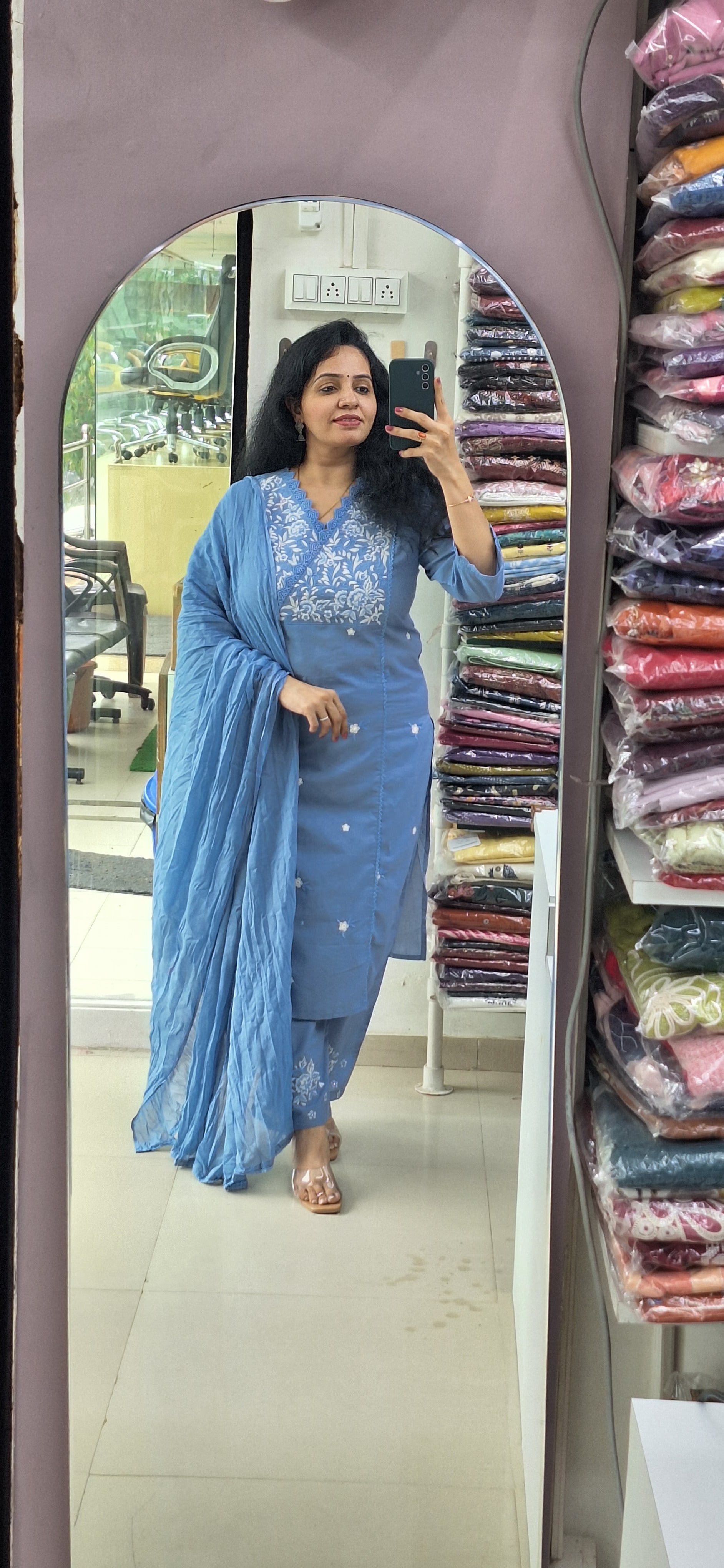 Dupatta Pant Set