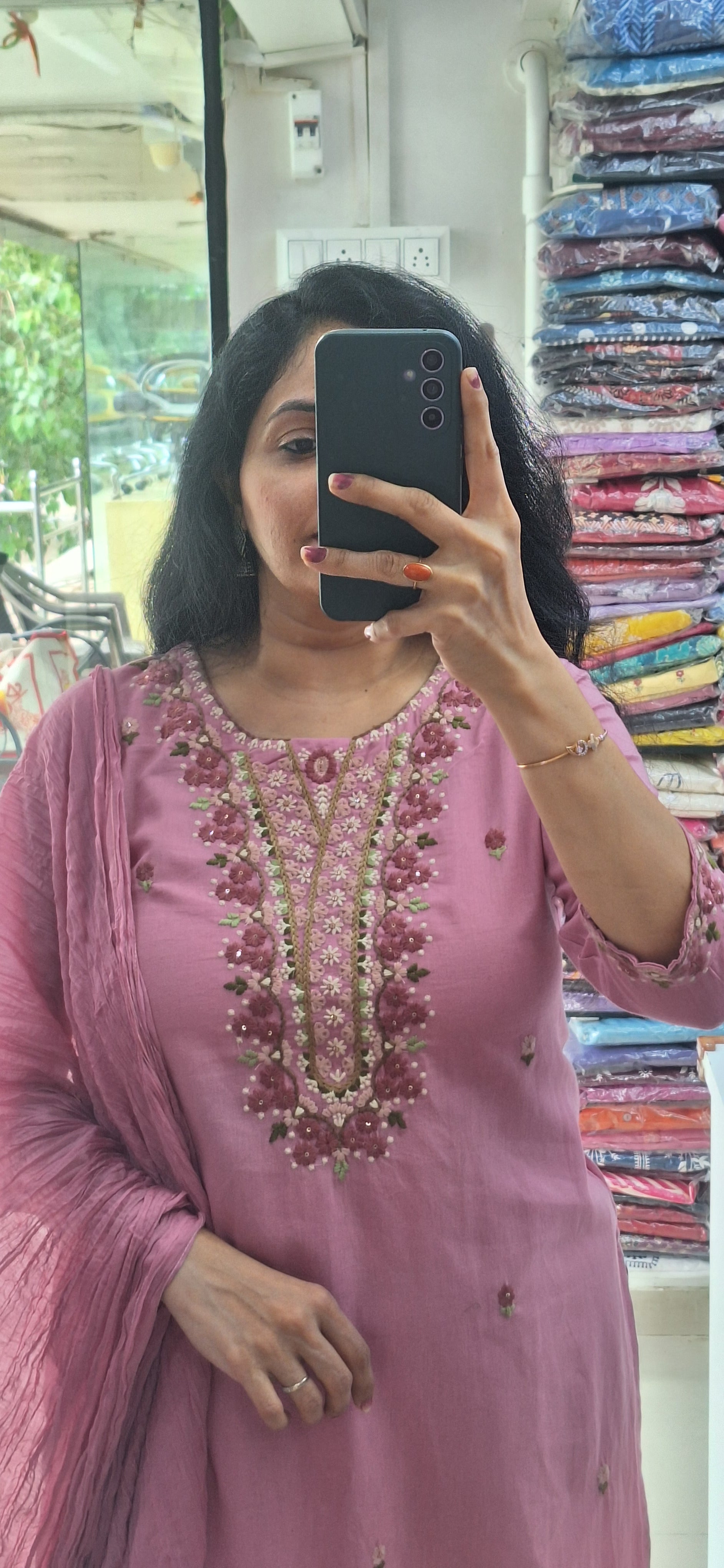 Dupatta Pants Set