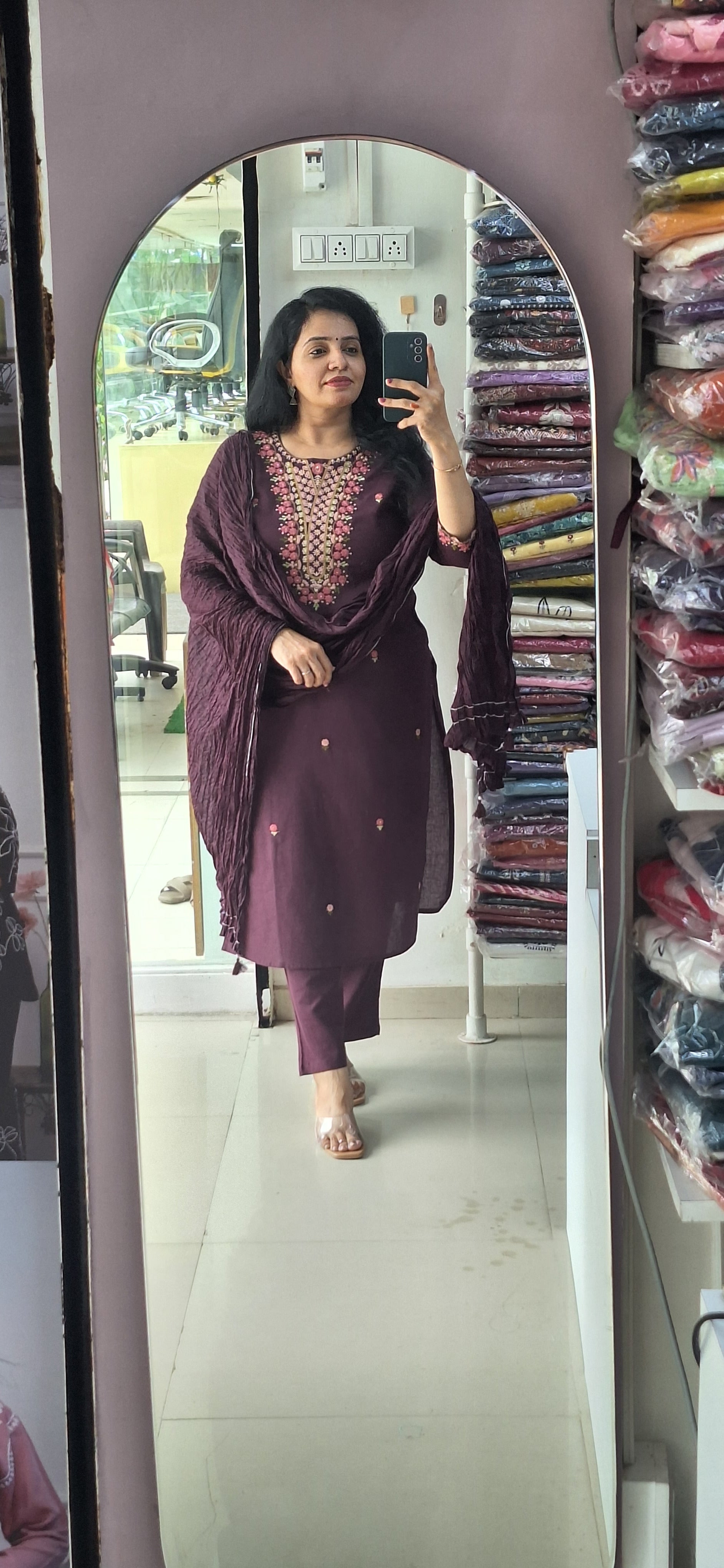 Dupatta Pants Set