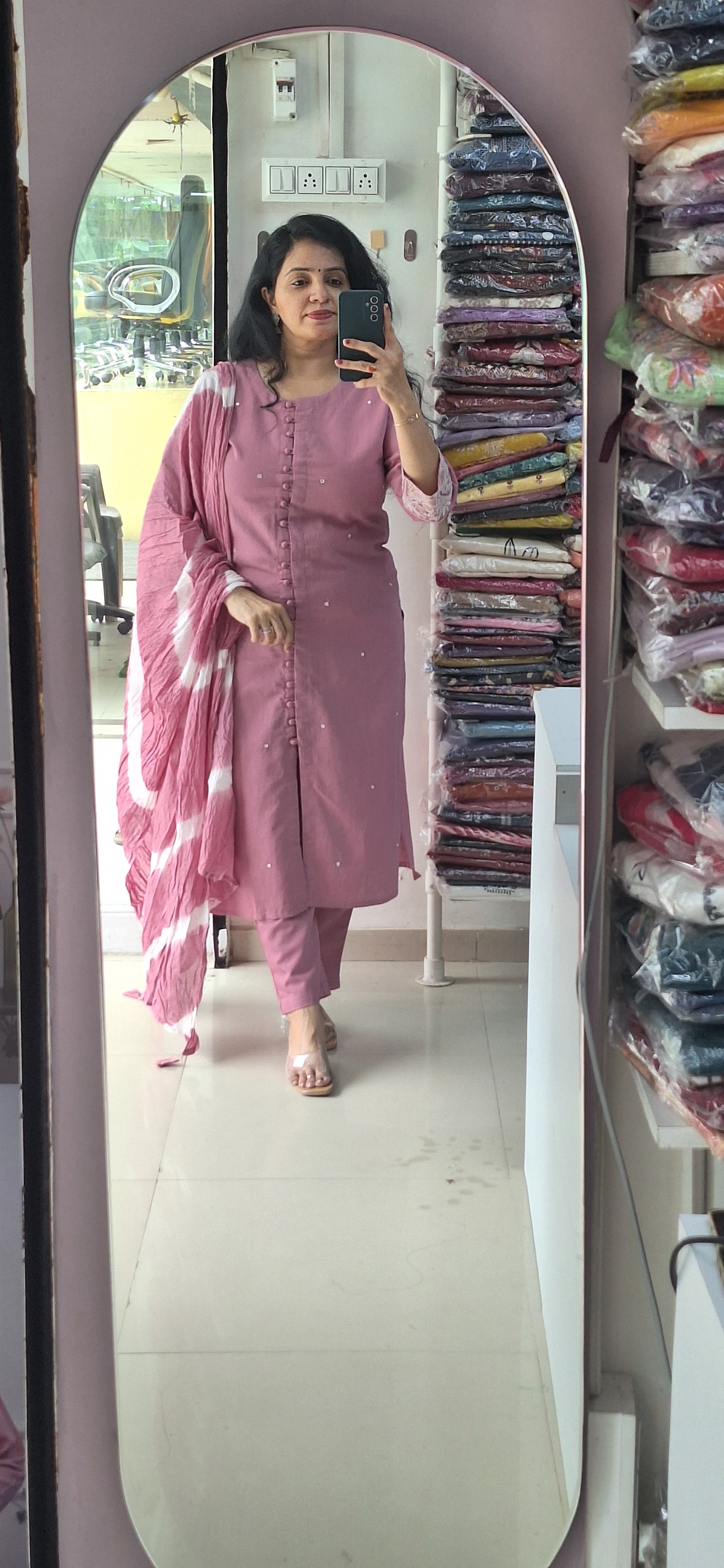 Dupatta Pants Set