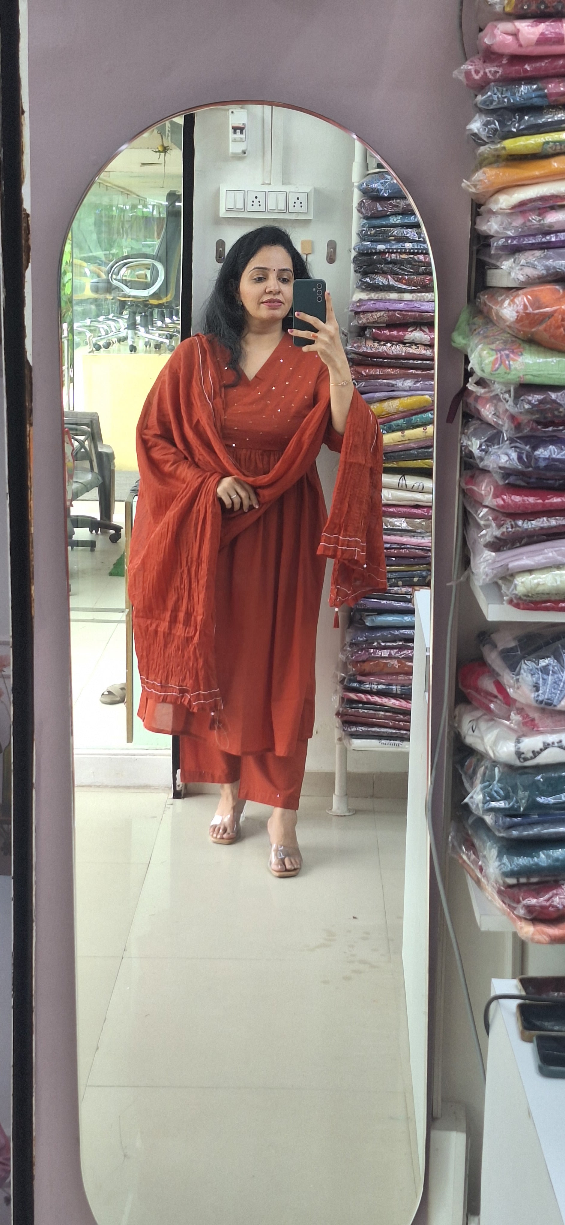 Dupatta Pant Set