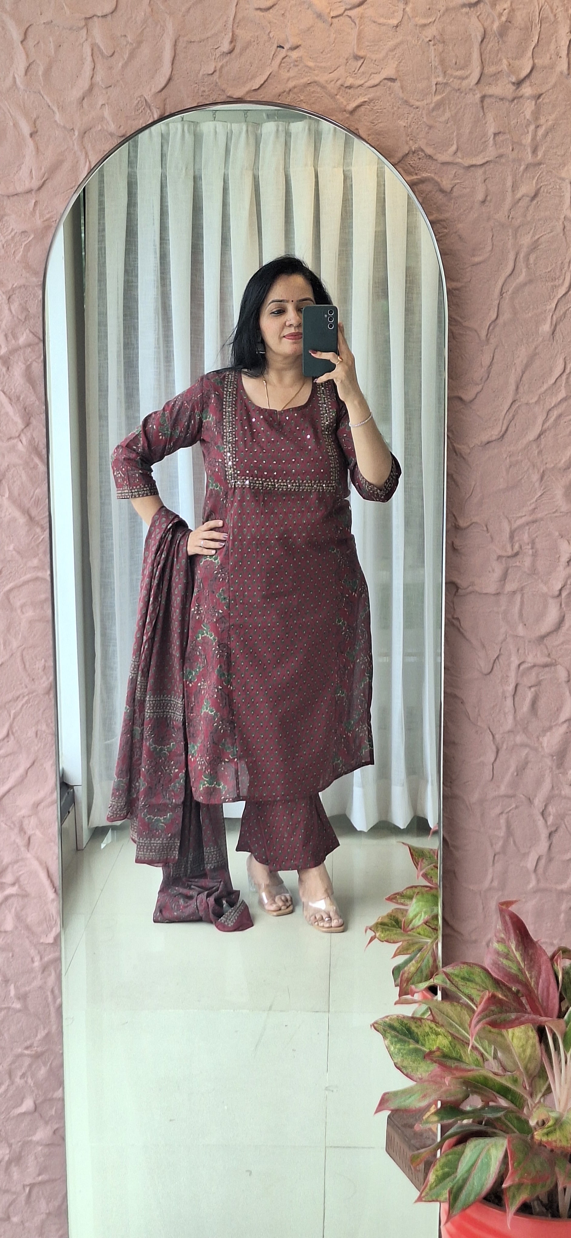 Dupatta Pants Set