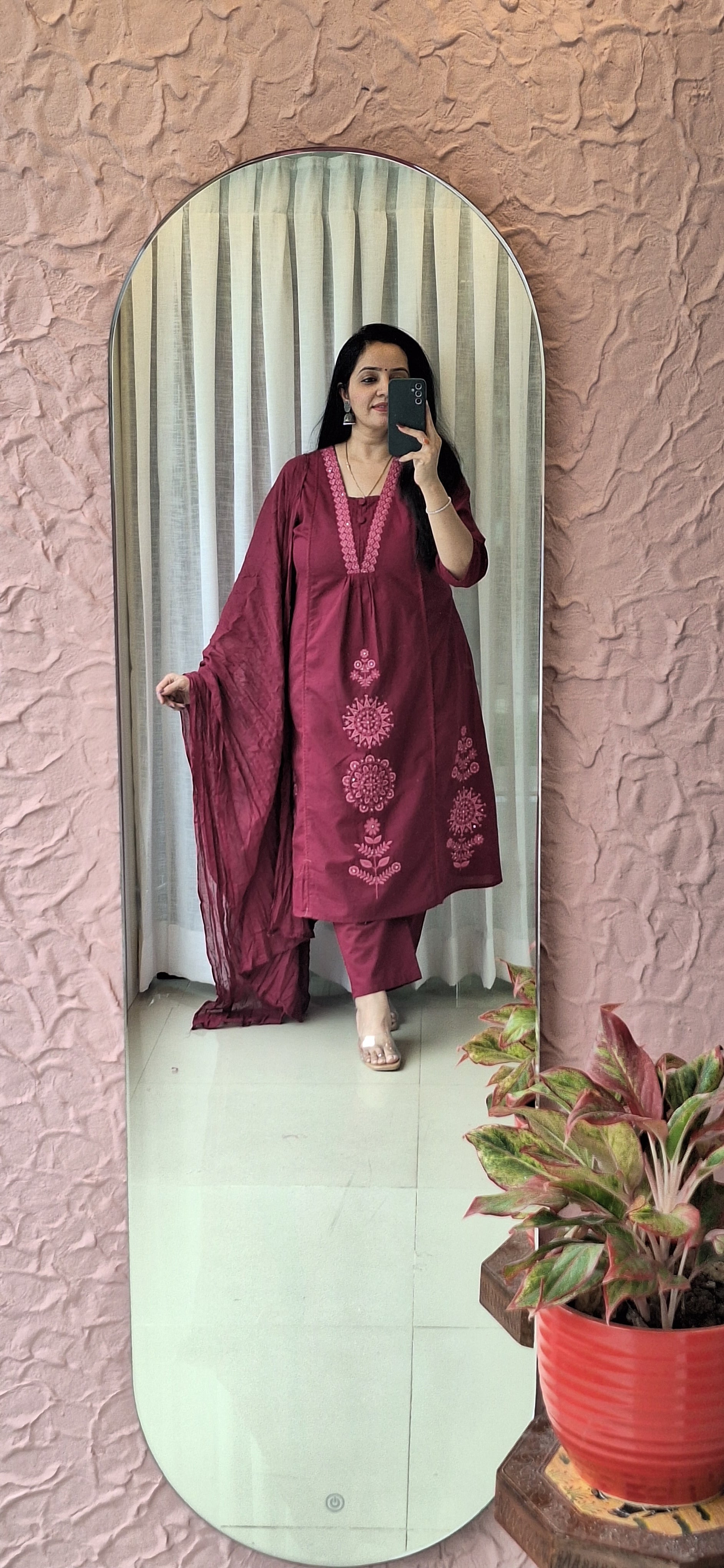 Dupatta Pants Set
