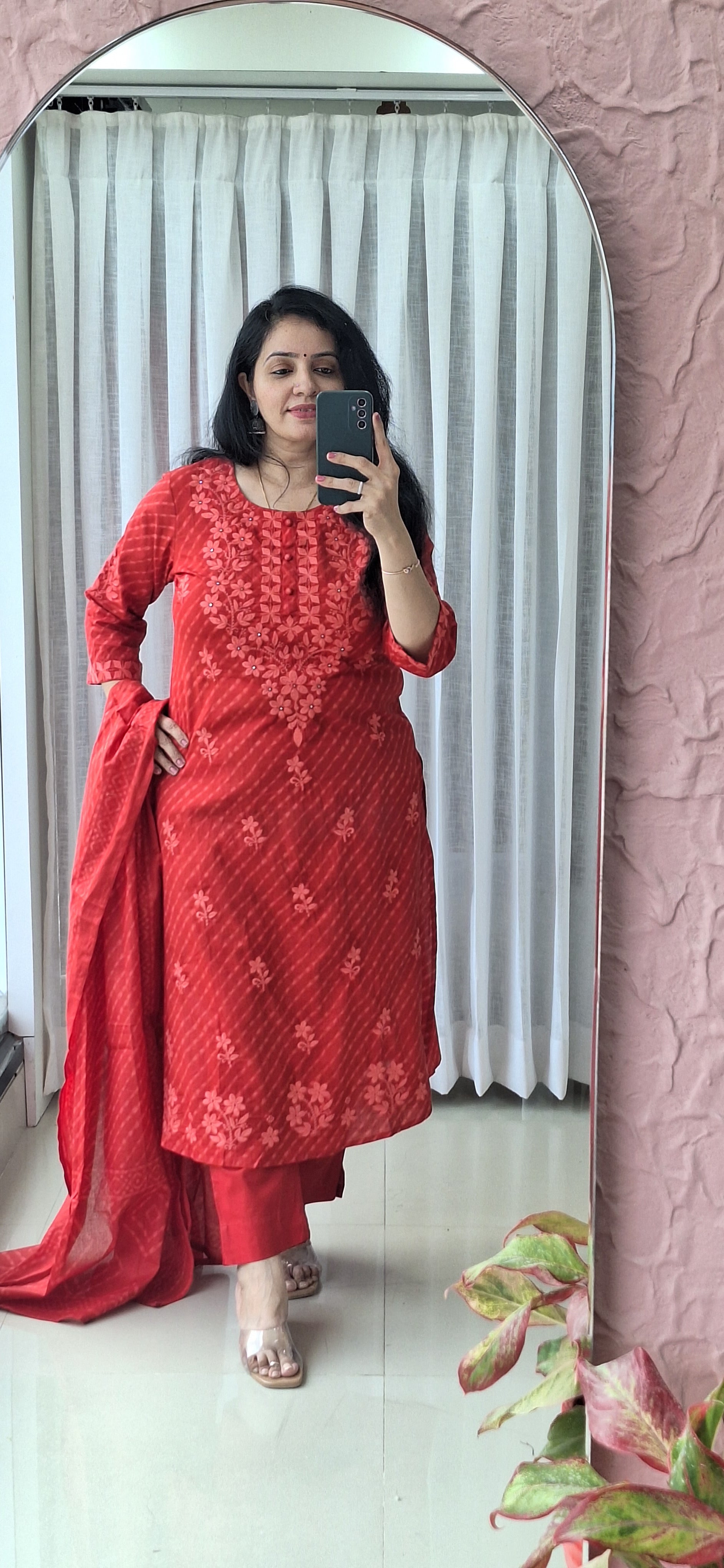 Dupatta Pants Set