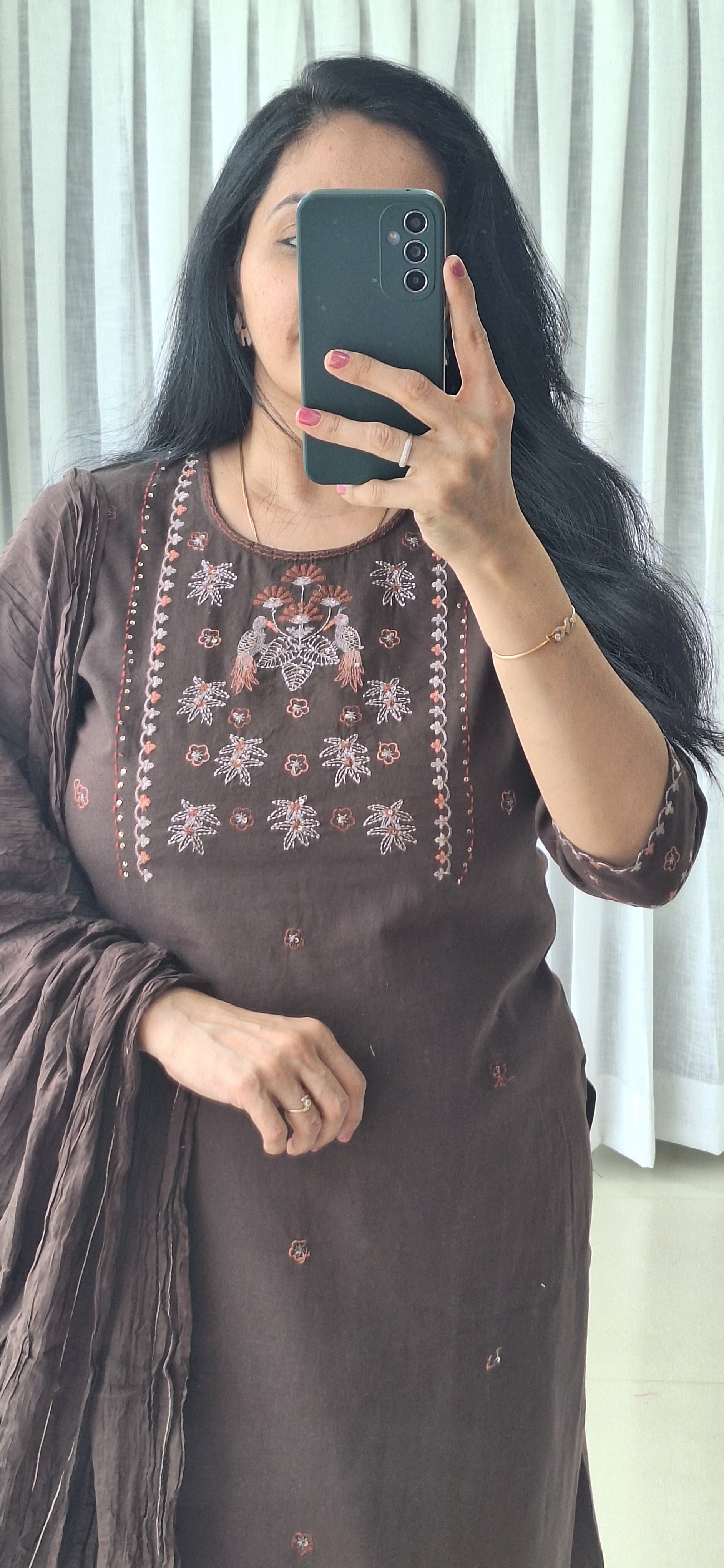 Dupatta Pants Set