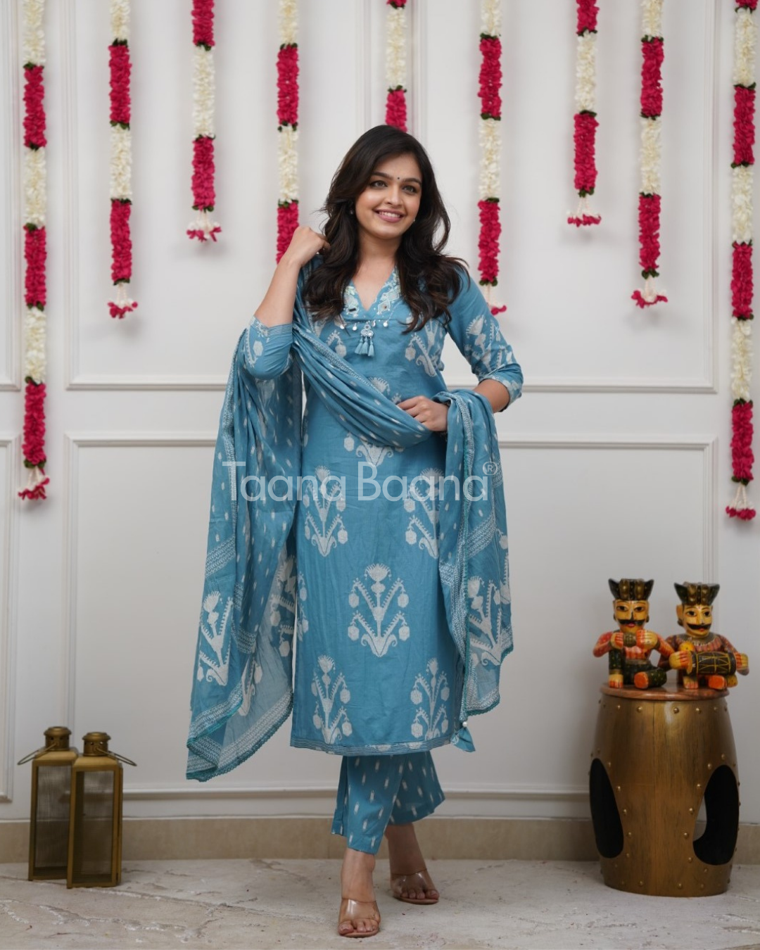 Dupatta Pant Set