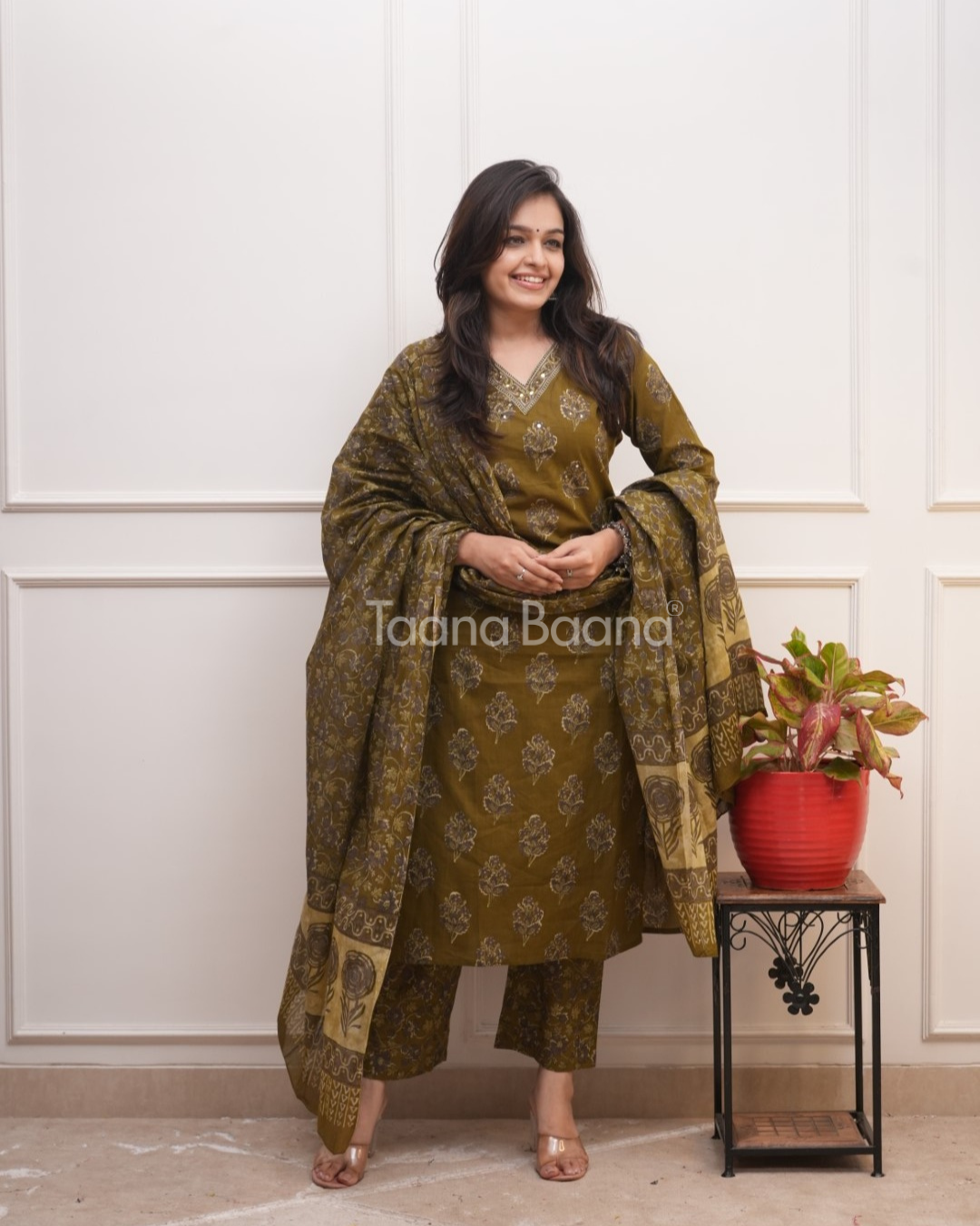 Dupatta Pant Set