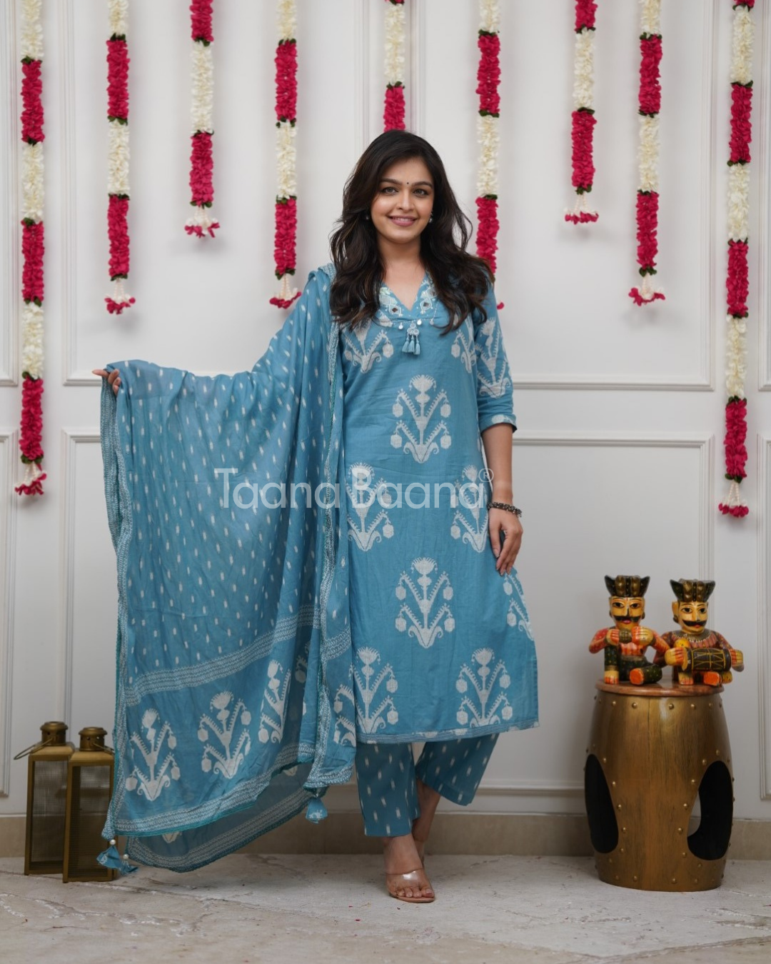 Dupatta Pant Set