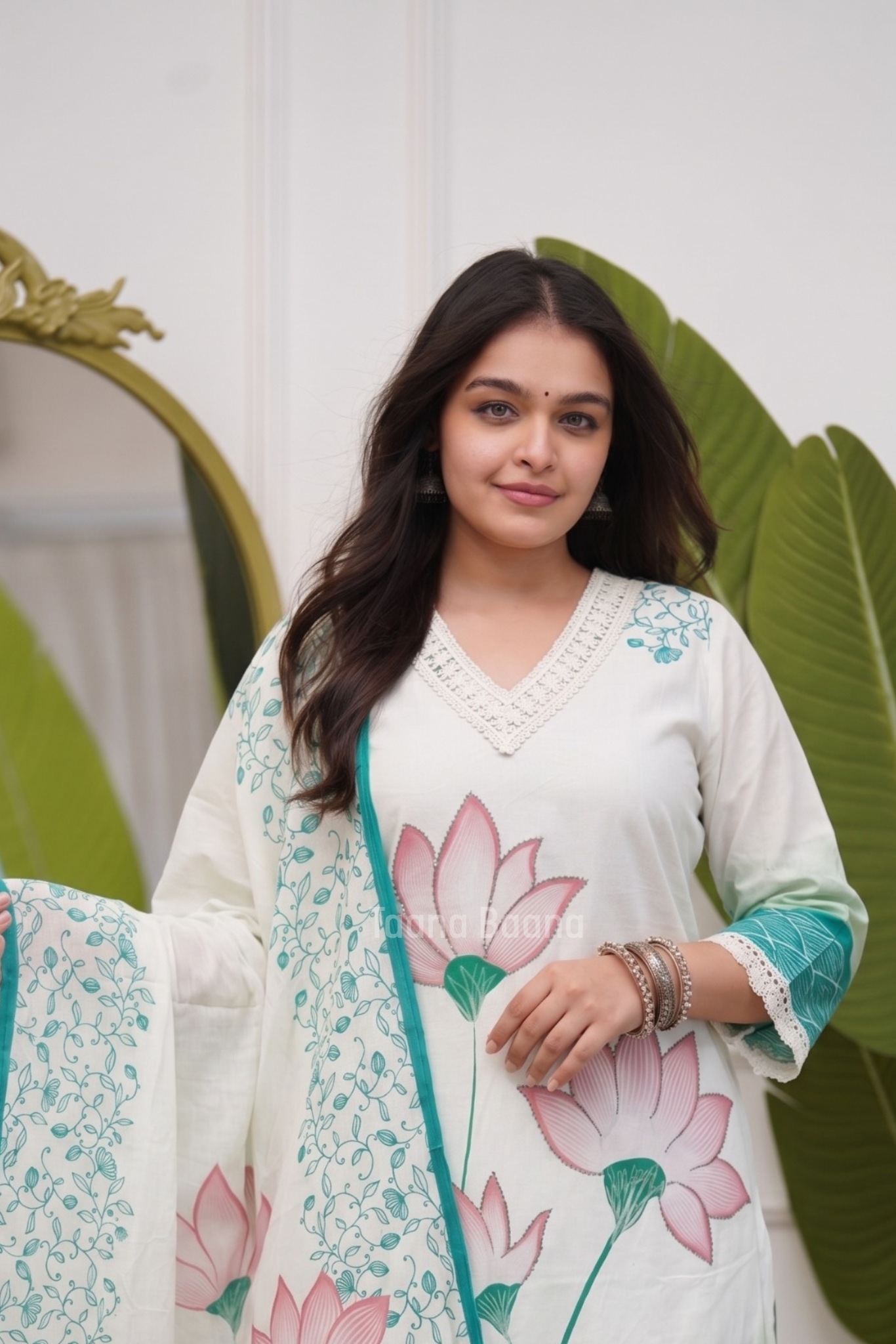 Dupatta Pant Set